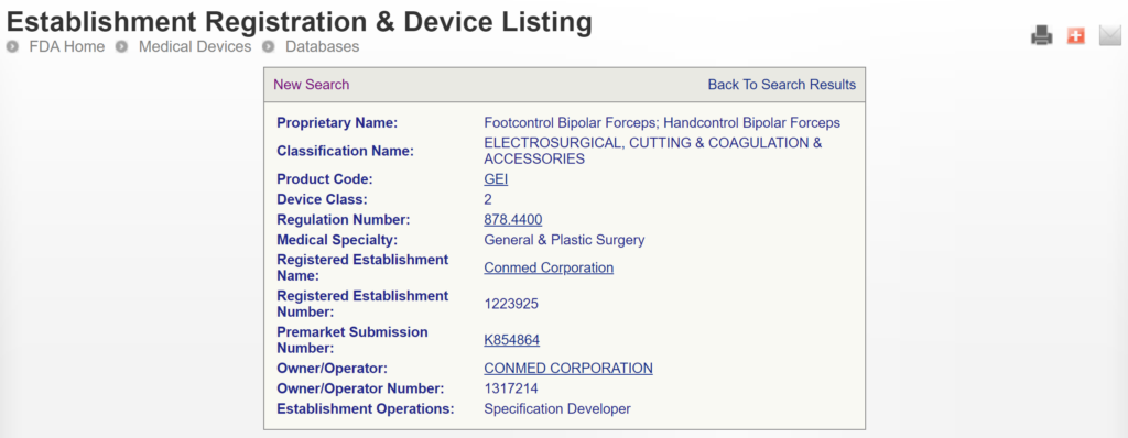Regulatory pathway & MedTech investor pitch deck Listing for Conmed Specification Developer 1024x398 Regulatory pathway & MedTech investor pitch deck