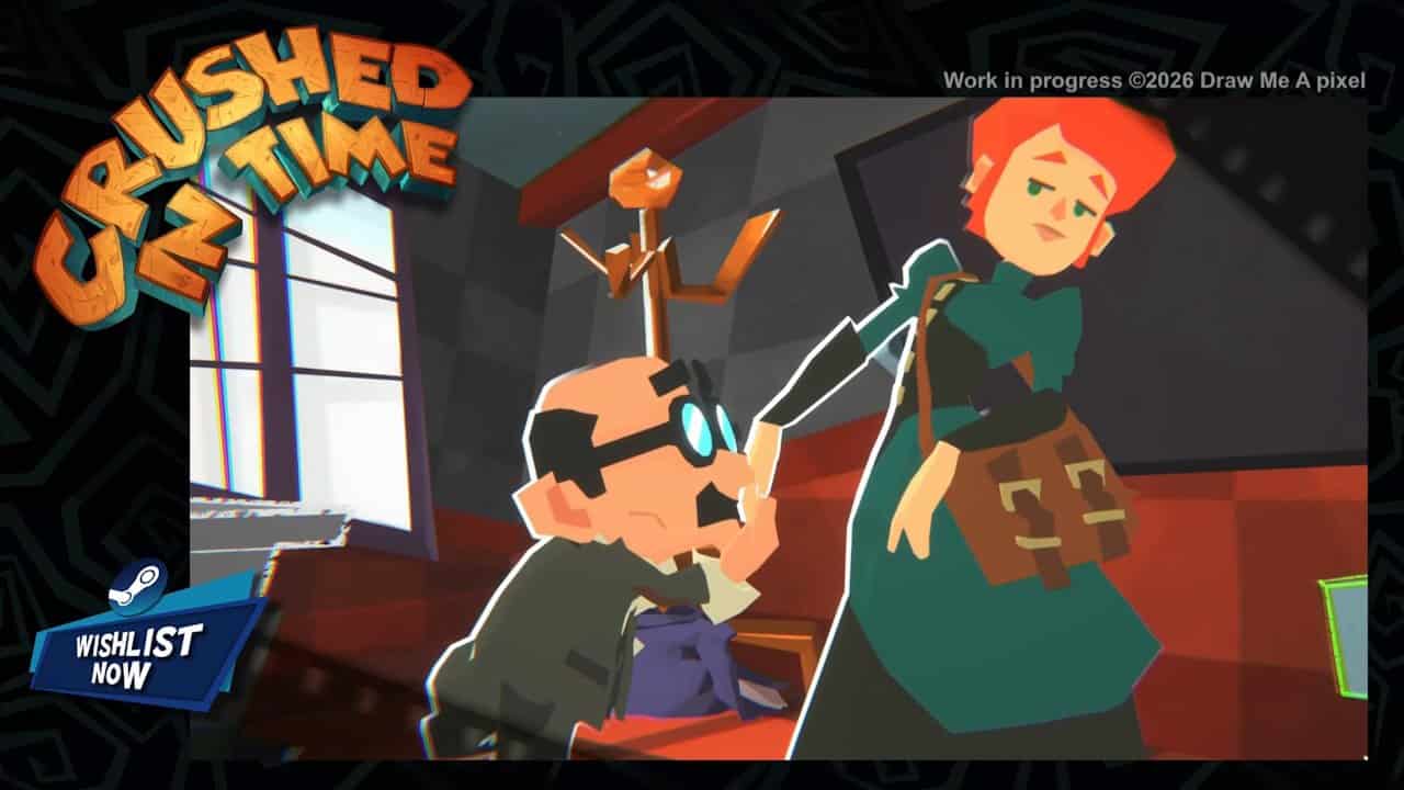 Crushed in Time Mini-Teaser Spotlights Mysterious New Character