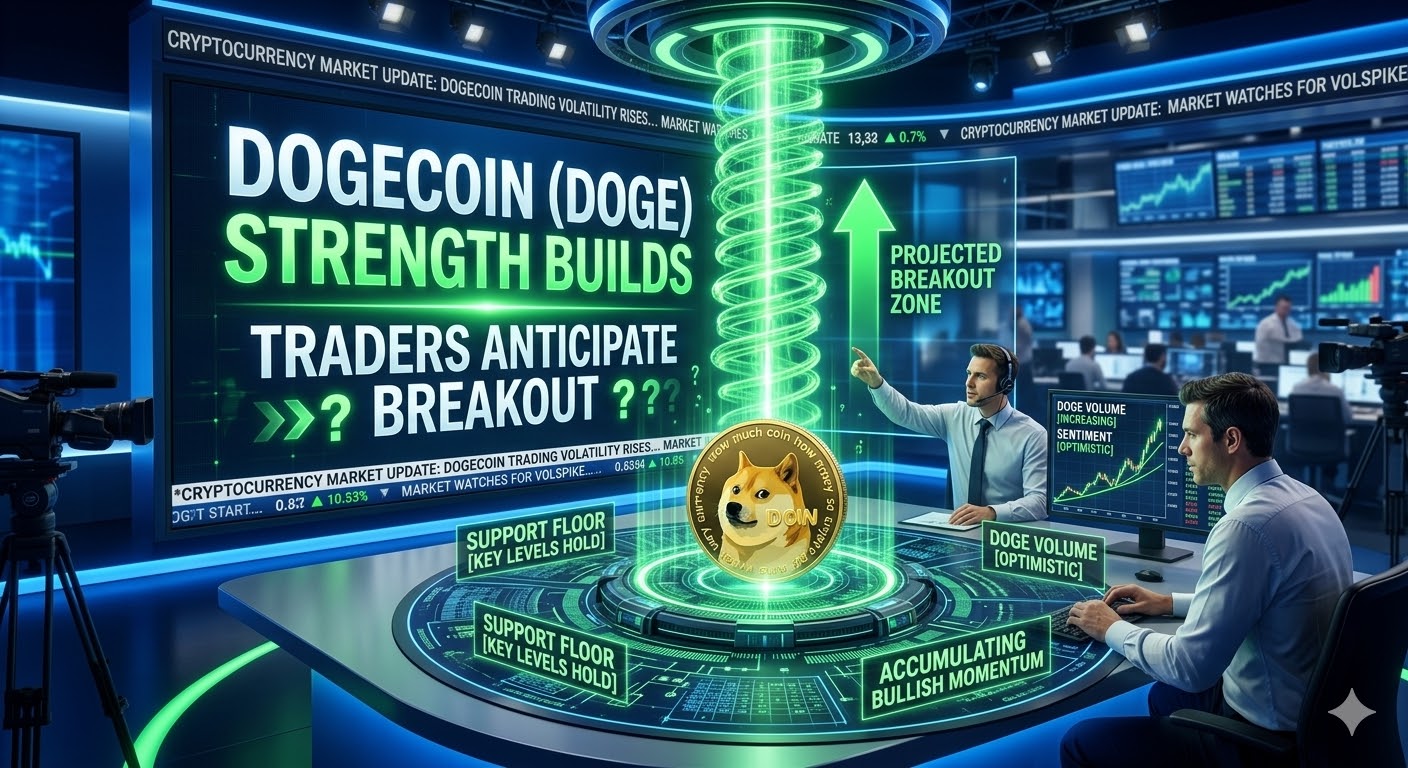 Dogecoin (DOGE) Strength Builds as Traders Anticipate Breakout